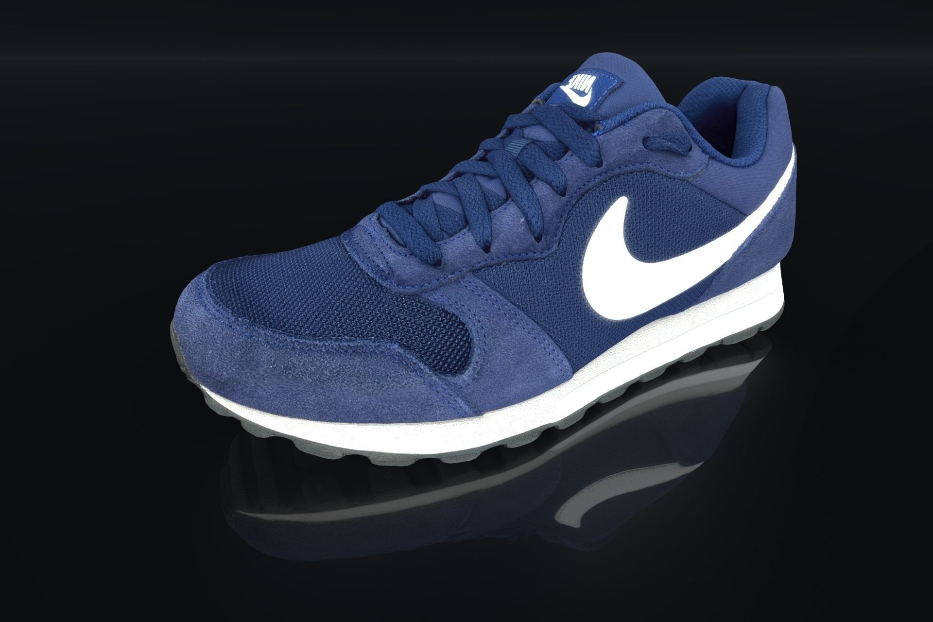 Nike MD Runner 2 Low-poly 3D model_7