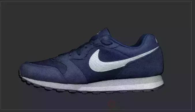 Nike MD Runner 2 Low-poly 3D model
