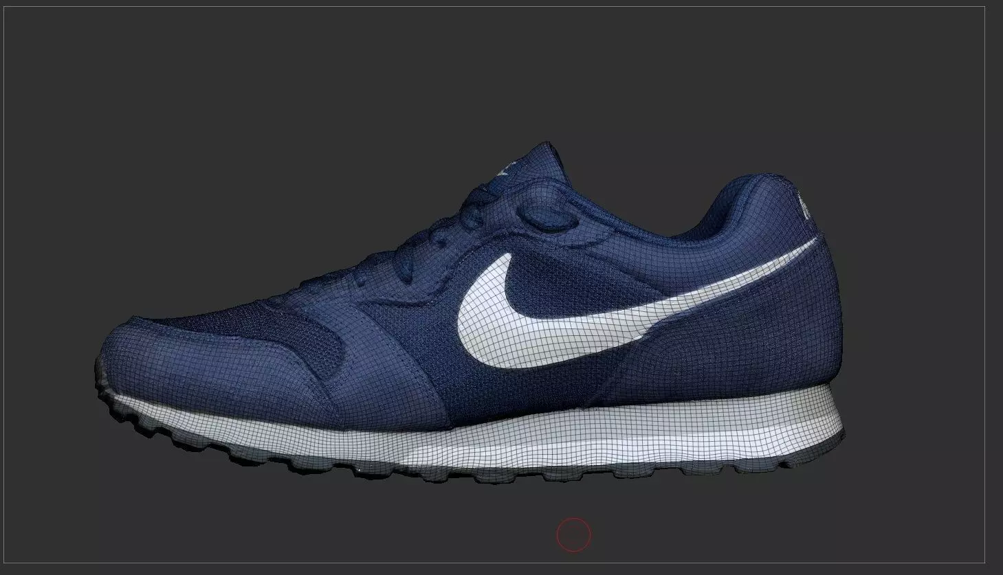 Nike MD Runner 2 Low-poly 3D model_0