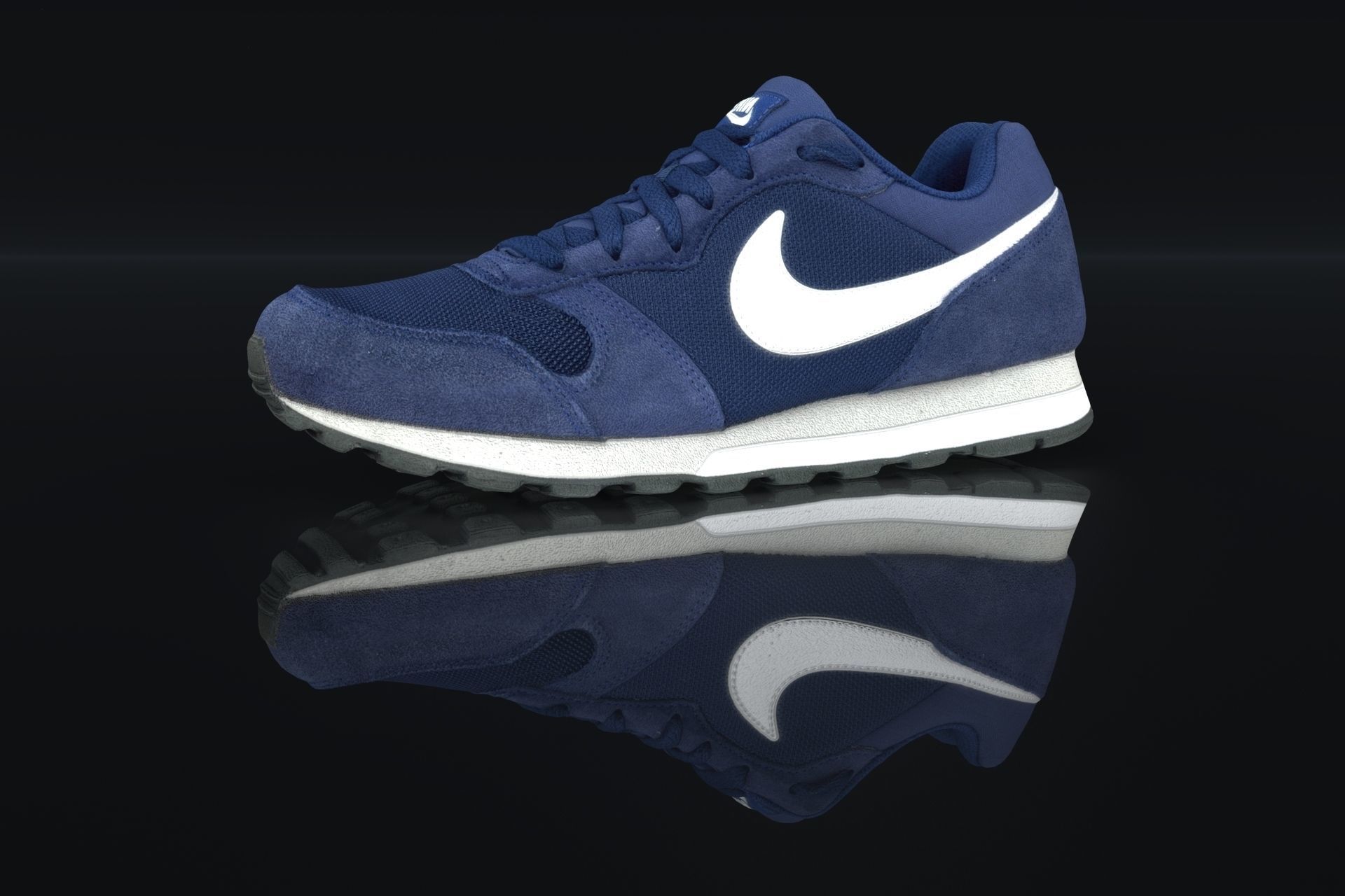 Nike MD Runner 2 Low-poly 3D model_8