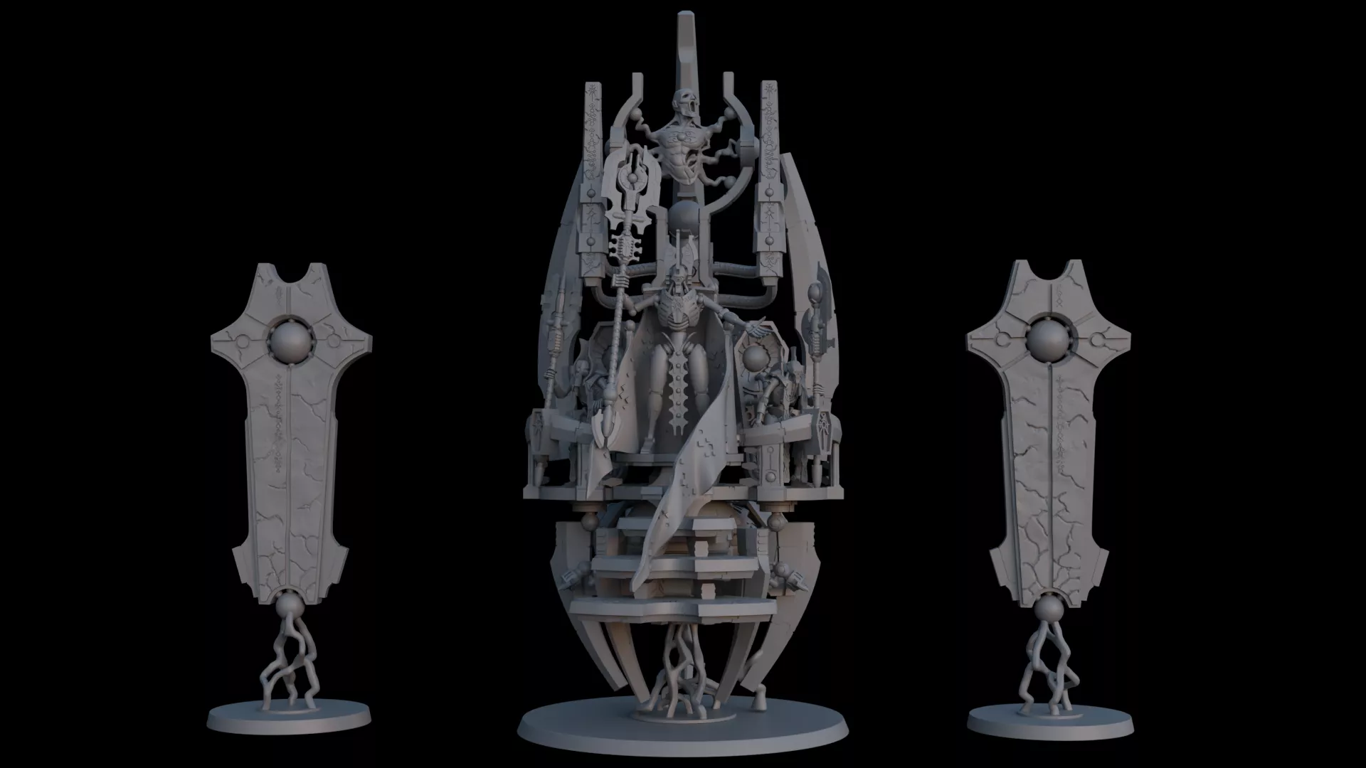 King Of The Silent Moving Fortress 3D print model
