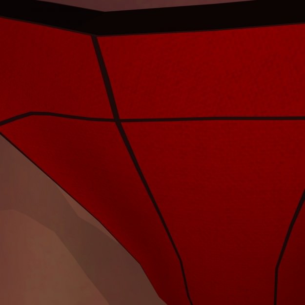 Sexy Affrican Man A4 Low-poly 3D model_9