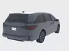 2026 Honda Odyssey Elite Minivan - Hi-Res PBR with Full Interior 3D ...