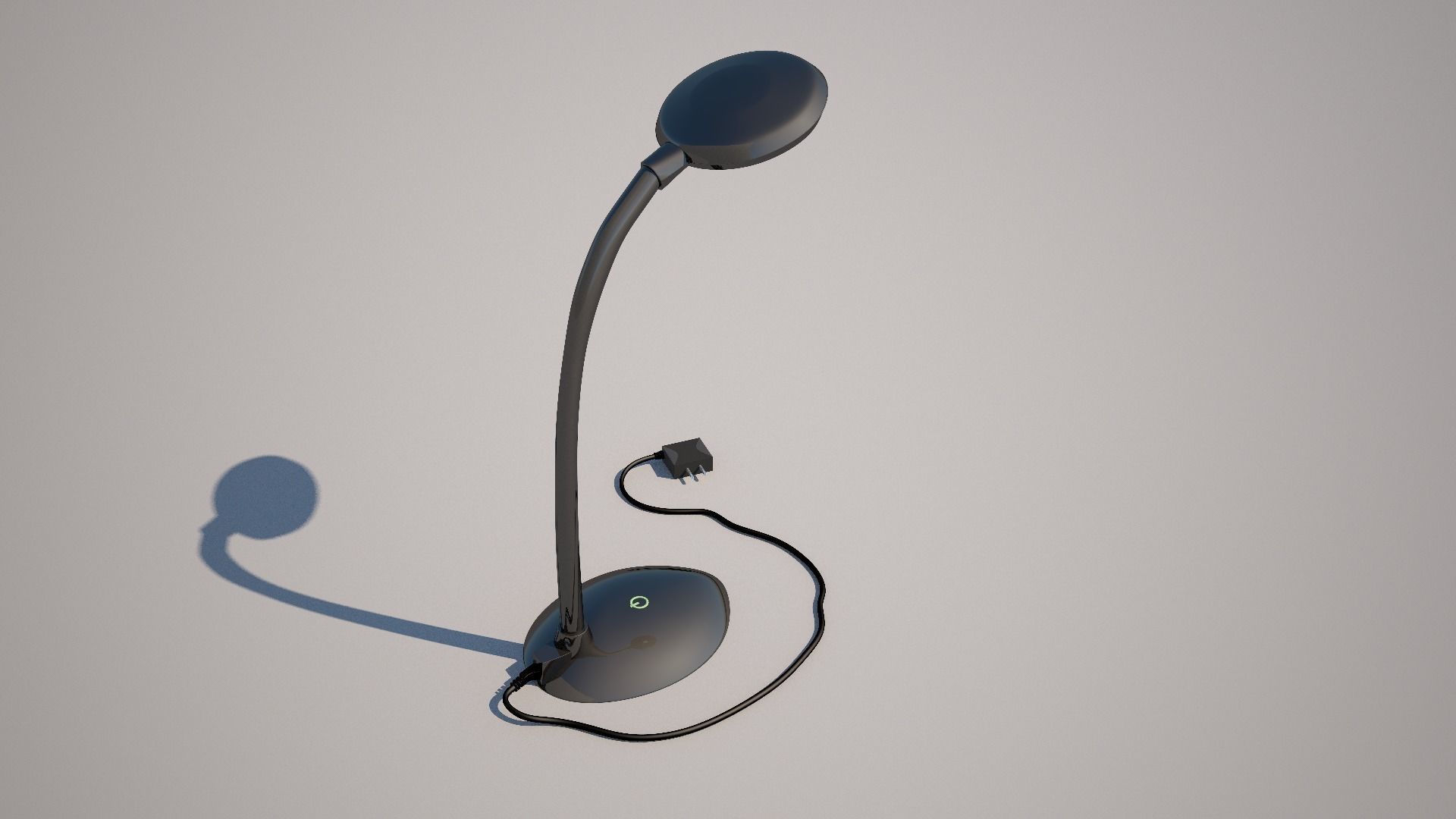 Lamp For Office Low-poly 3D model_2