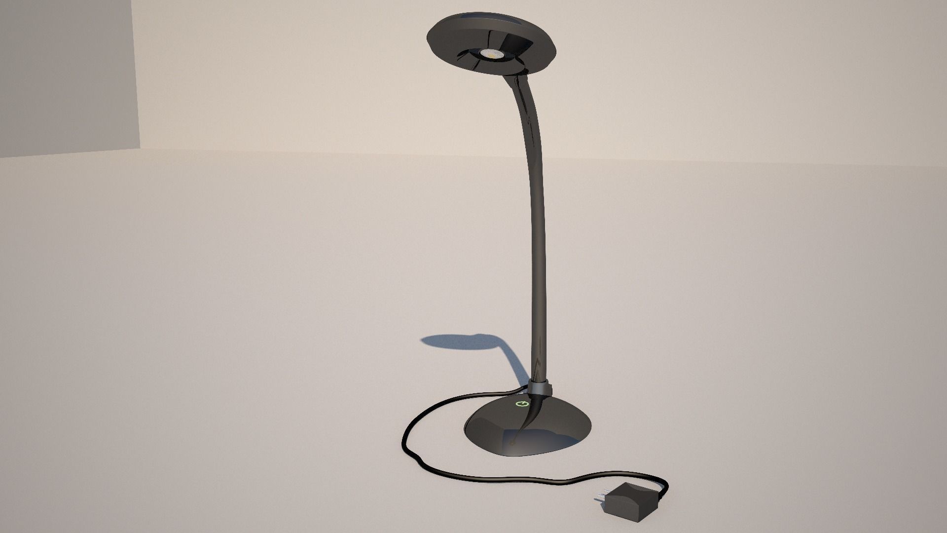 Lamp For Office Low-poly 3D model_0