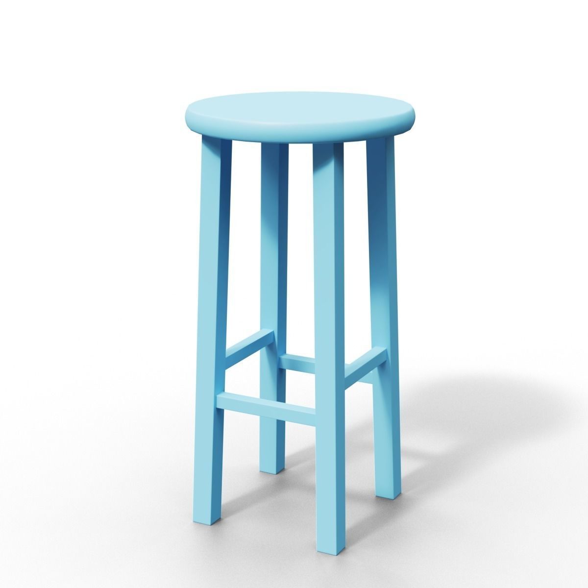 Simple Small Stoll 3D model_1