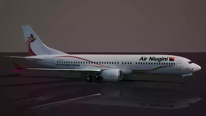 Air Niugini Boeing 737 MAX - 8 3D model