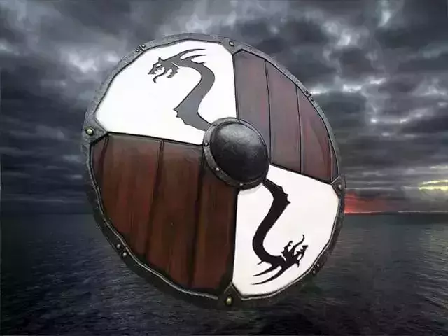 viking shield 5 Low-poly 3D model
