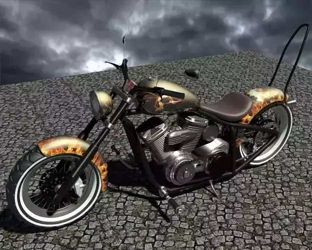 chopper motor 3D model