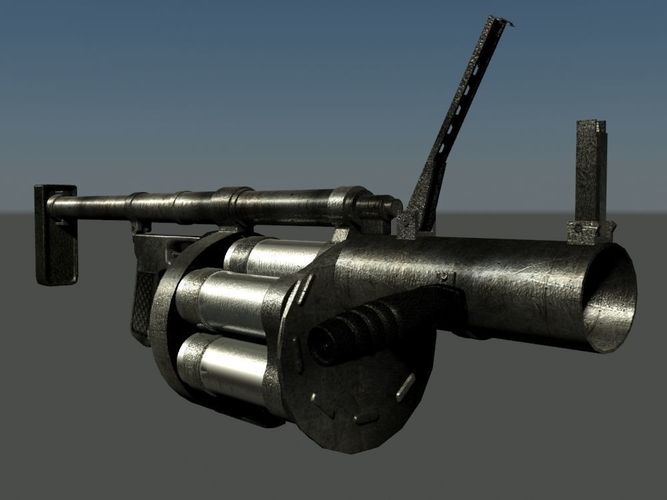 grenade launcher 3D model