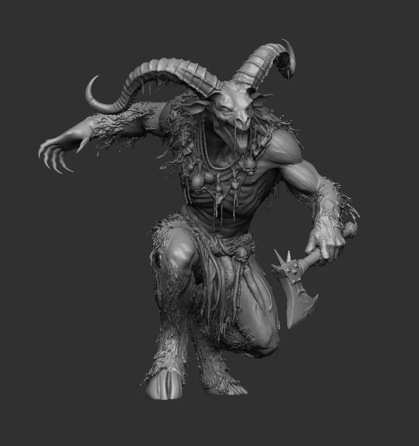 The Goatman 3D model