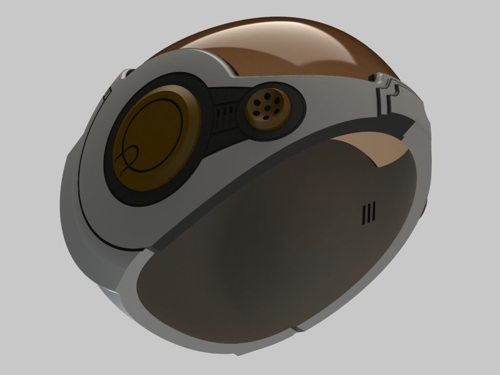 Gipsy Danger Pilot Helmet 3D print model_6