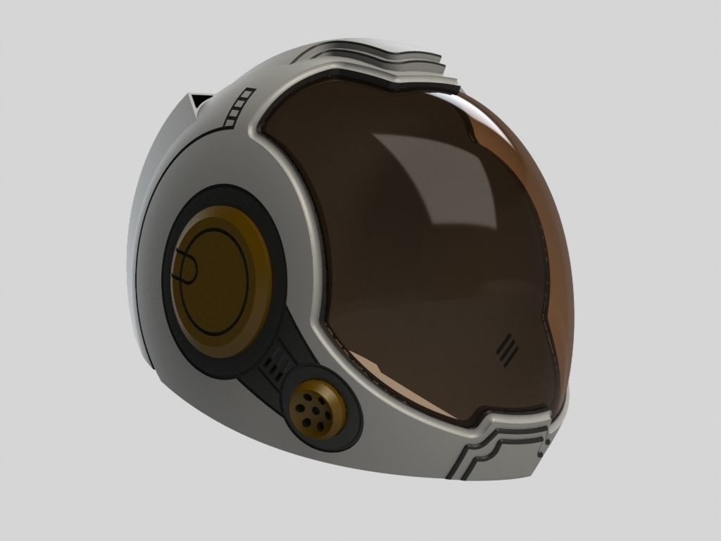 Gipsy Danger Pilot Helmet 3D print model_3