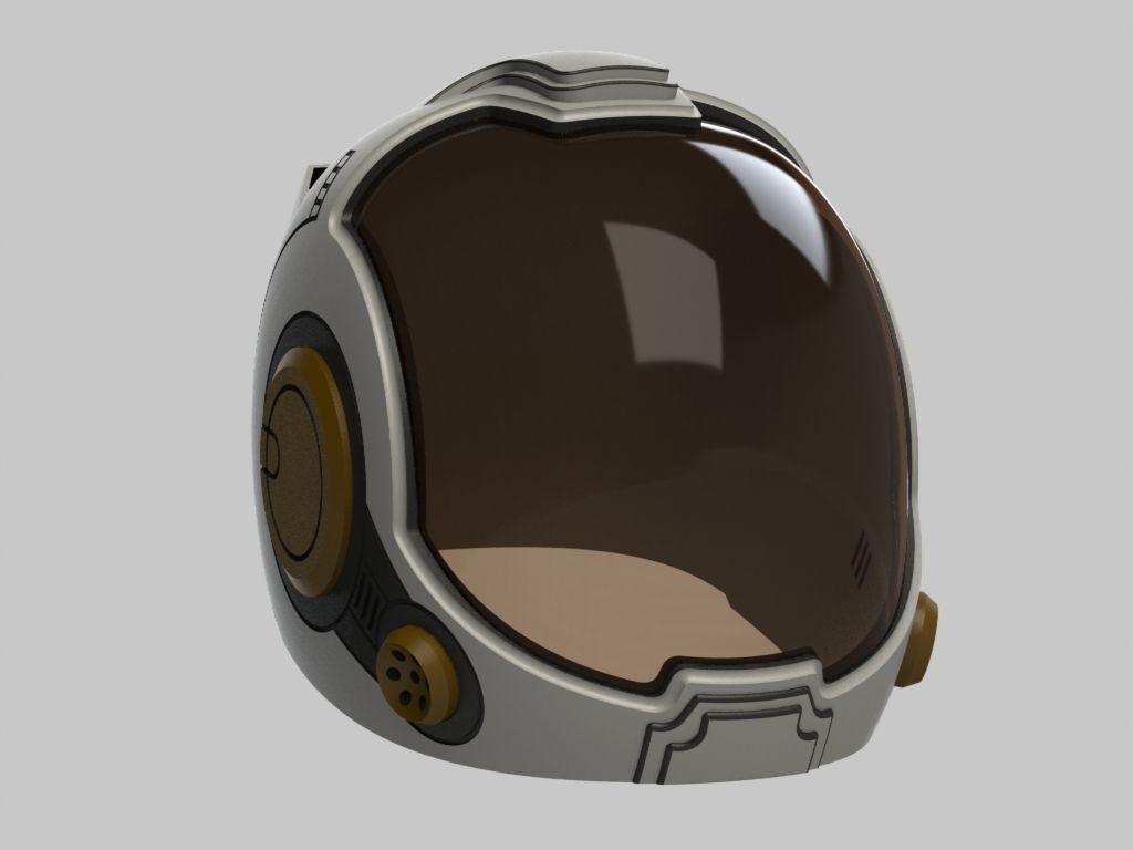 Gipsy Danger Pilot Helmet 3D print model_5