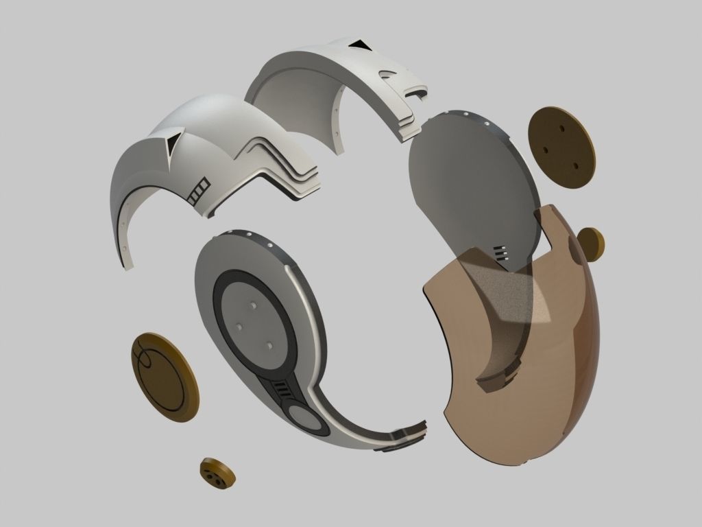 Gipsy Danger Pilot Helmet 3D print model_4