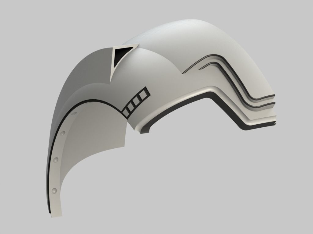 Gipsy Danger Pilot Helmet 3D print model_8