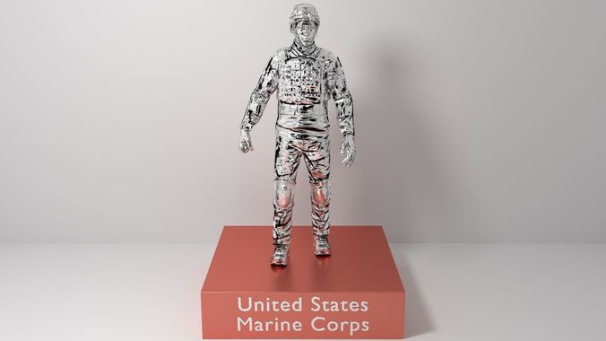 USMC Trophy 3D model