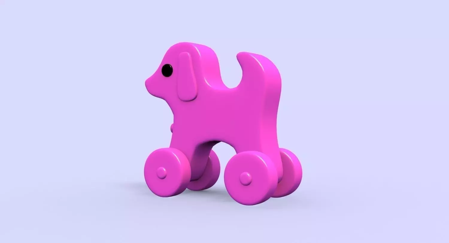 3D printing dog 3D print model_0