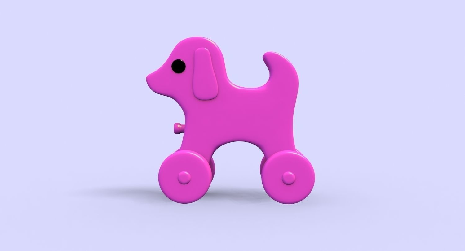 3D printing dog 3D print model_2