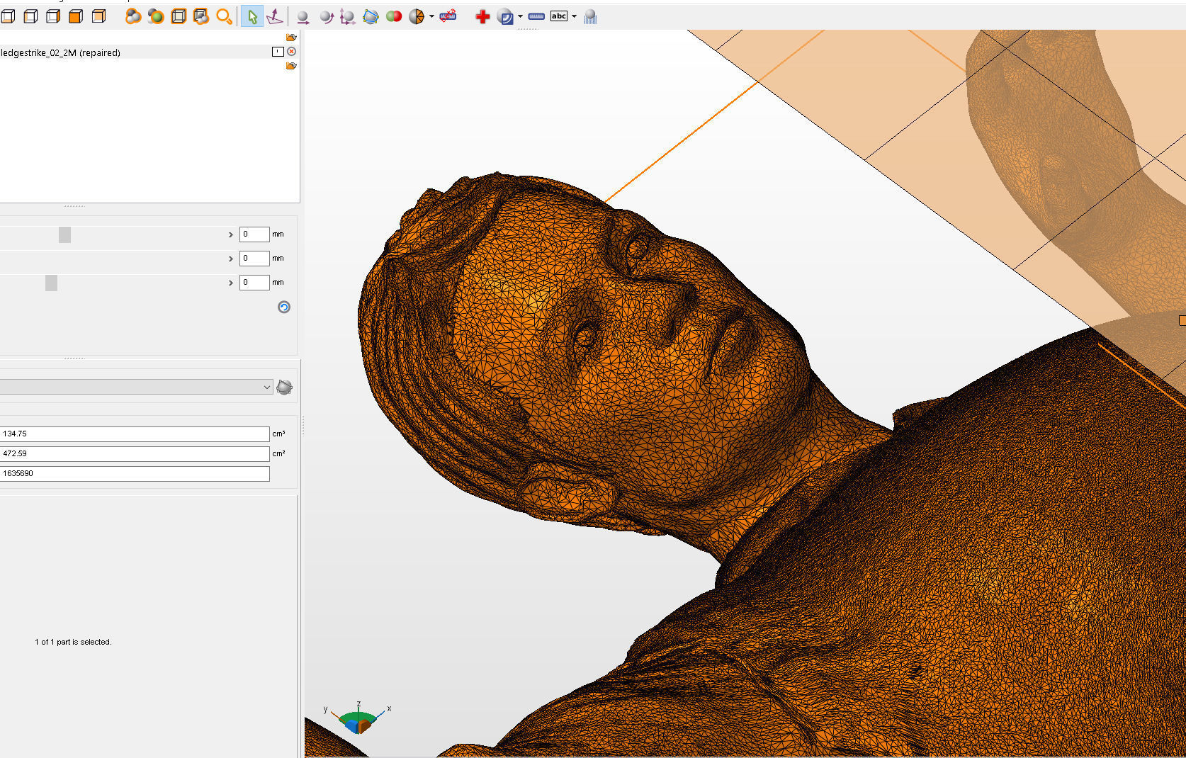 Footballer 02 Sledge Strike 02 Stl 3D print model_8
