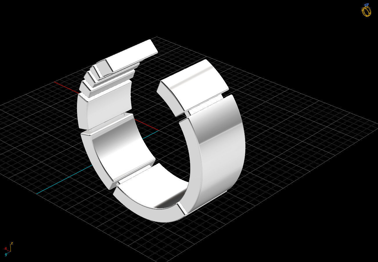 Ring Jewelry  3D print model_2
