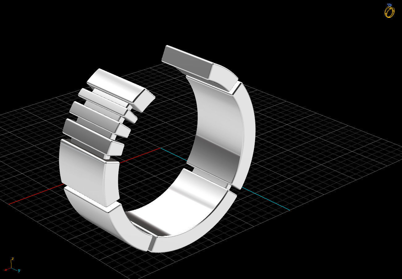 Ring Jewelry  3D print model_3