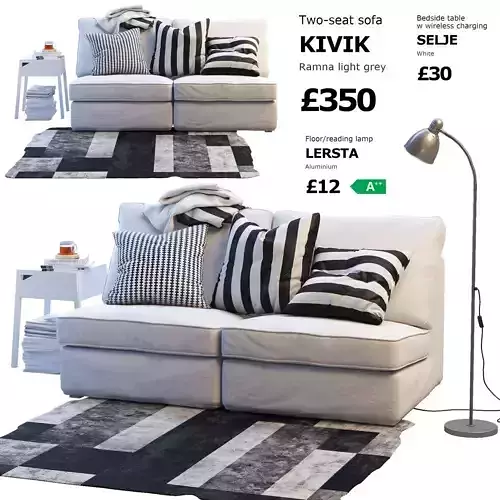 Two-seat sofaKIVIK 1 Ikea