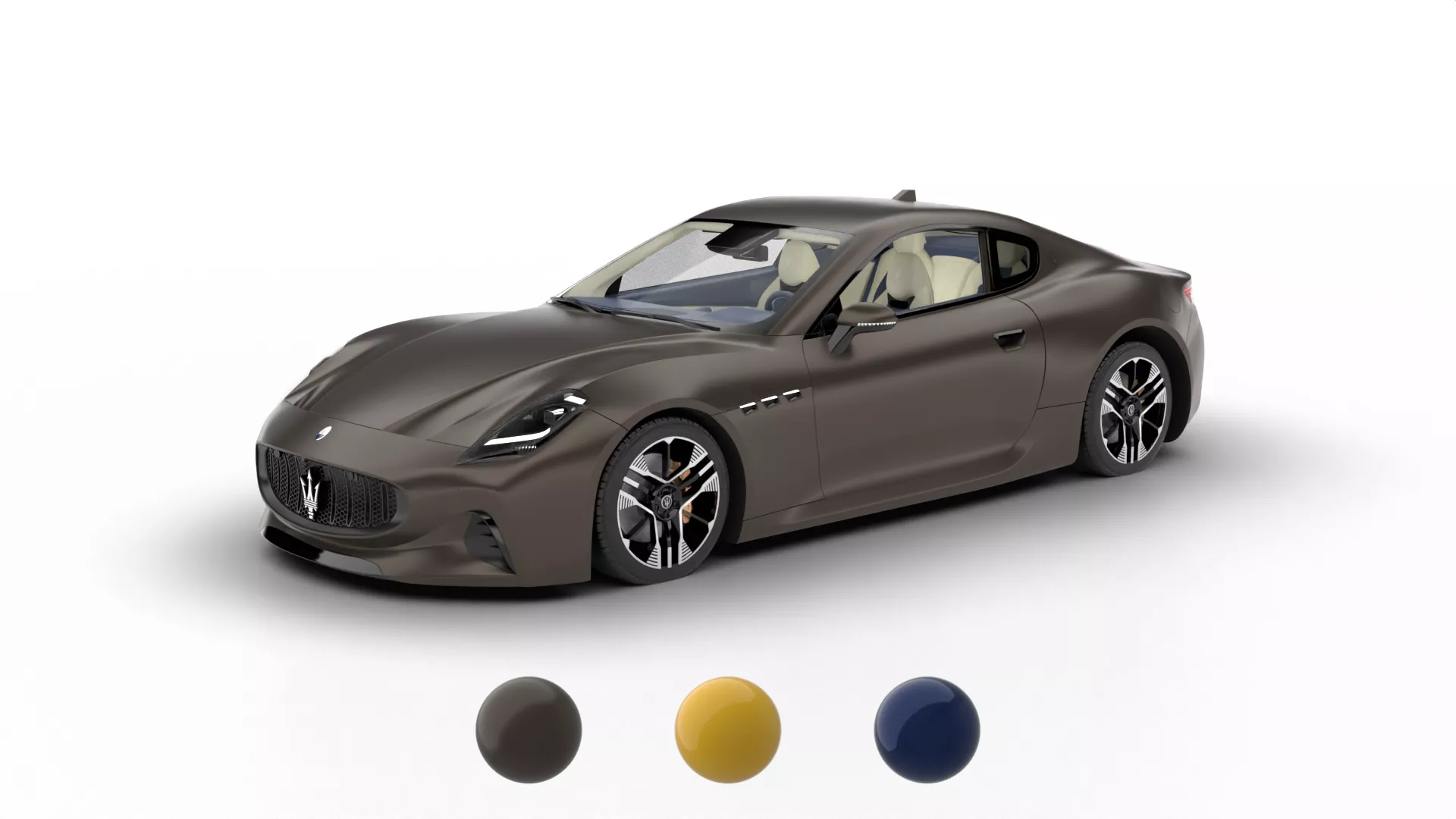 Maserati GranTurismo Folgore 2023 3d model 3D model