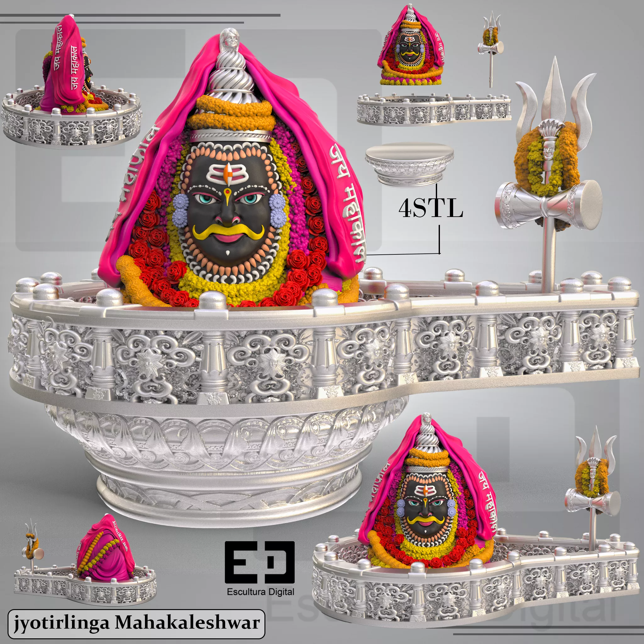 Mahakaleshwar Jyotirlinga 3D print model