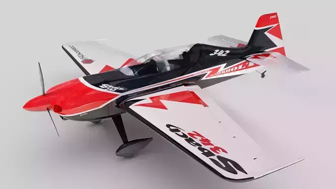 Sbach 342 XA-42 Aerobatic German Plane  3D model