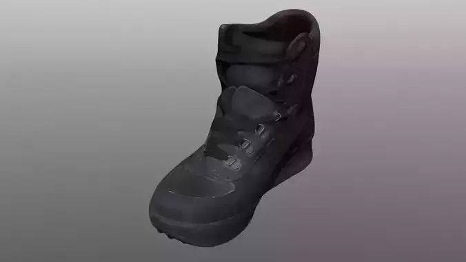 Boot 3D model Low-poly 3D model