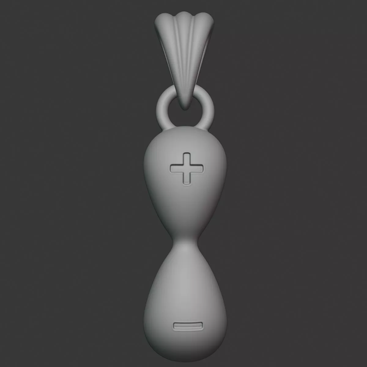 Pendant p-orbital Symbols 3D print model