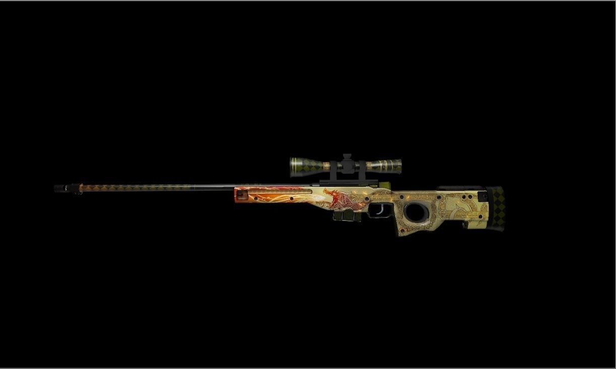 AWP Dragon Lore CSGO free 3D model | CGTrader