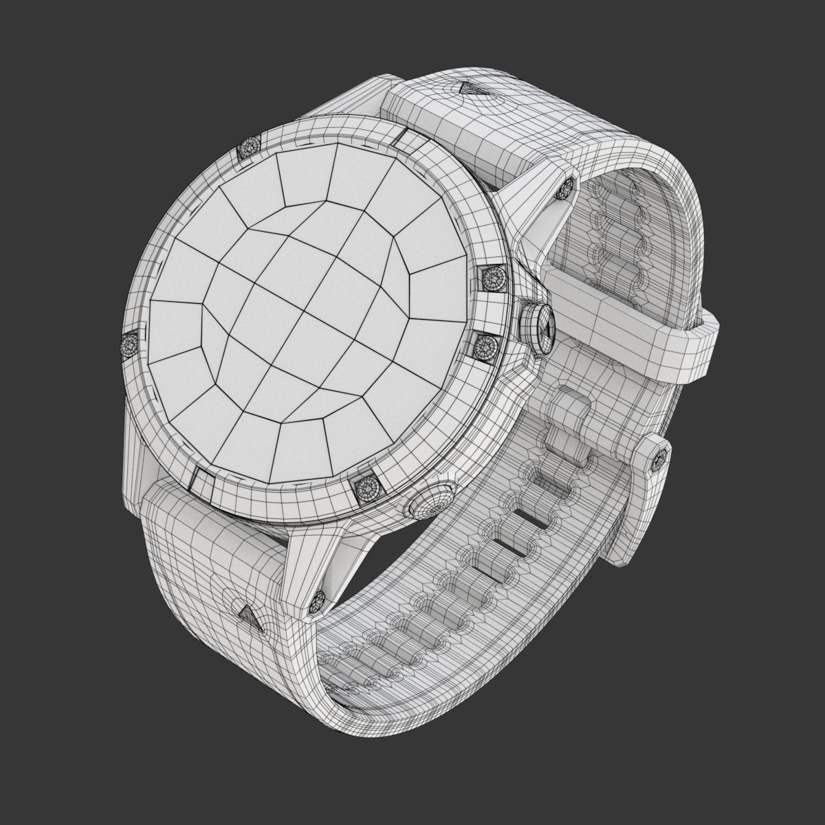 Garmin Sport Smart Watch 3D model_27