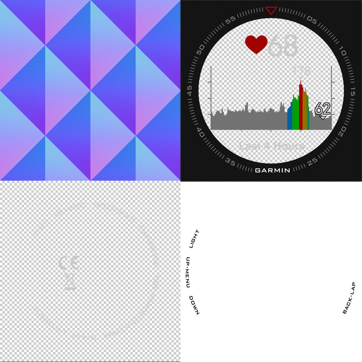 Garmin Sport Smart Watch 3D model_26