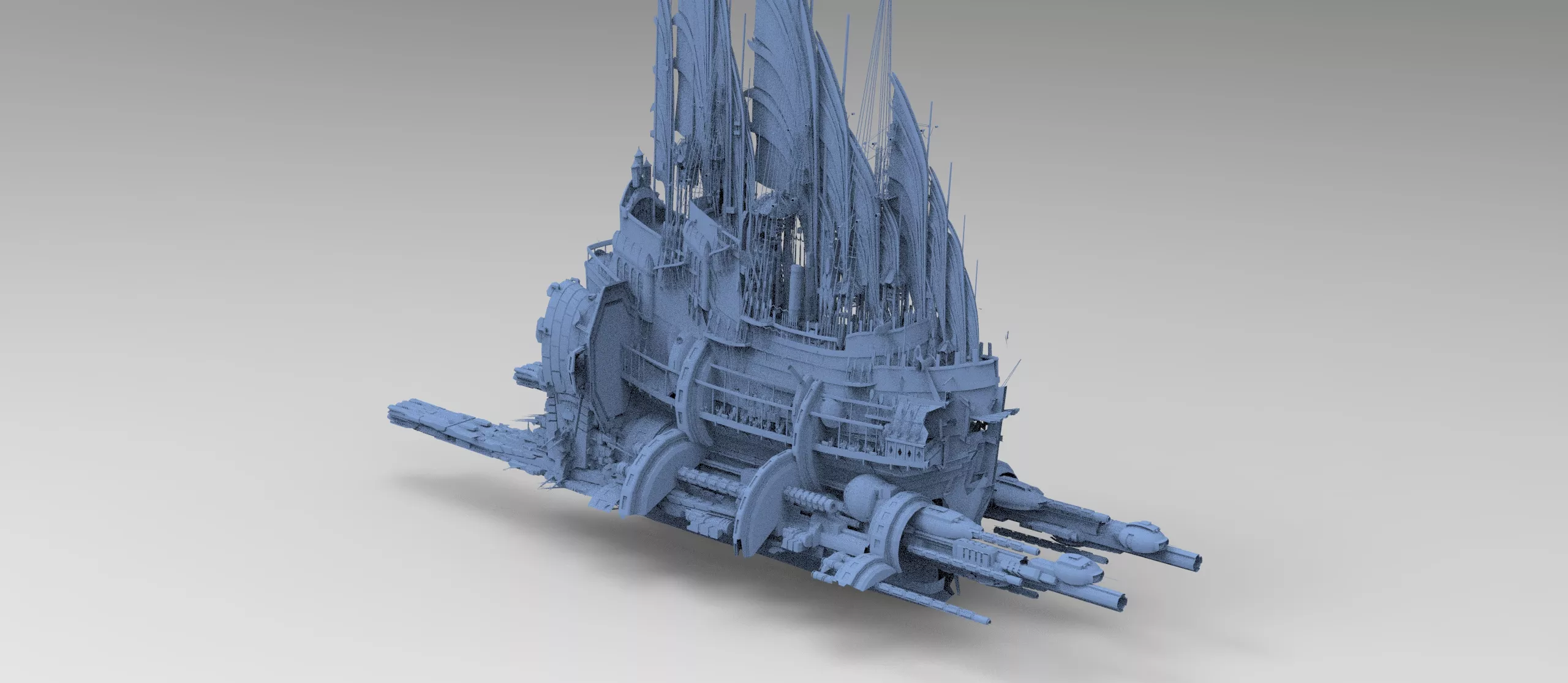 Mongal runner ship 1 3D model