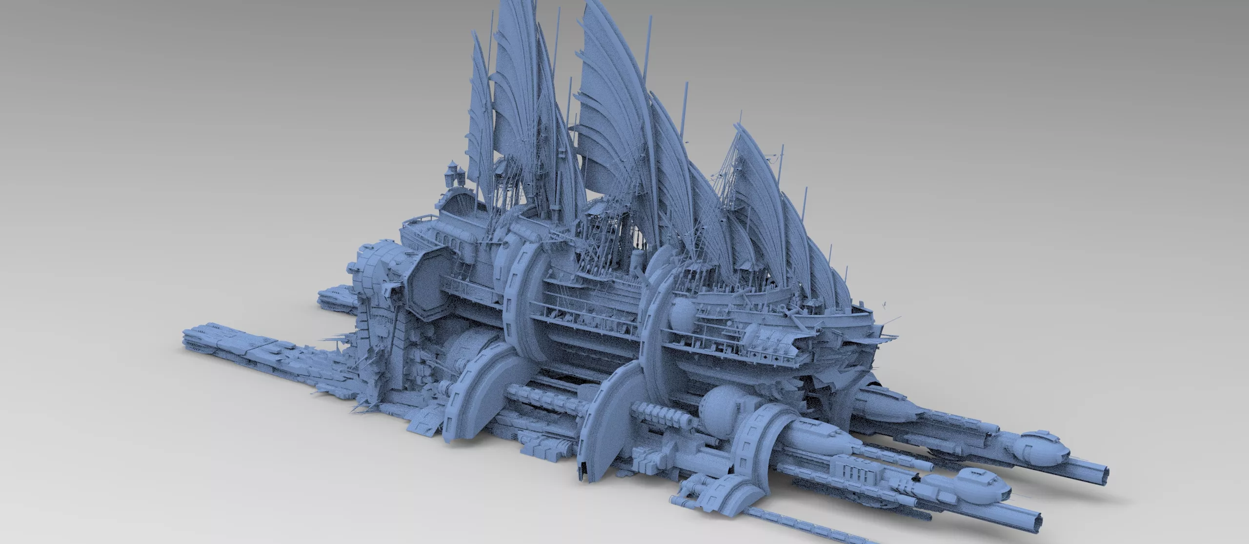 Mongal runner ship 3 3D model
