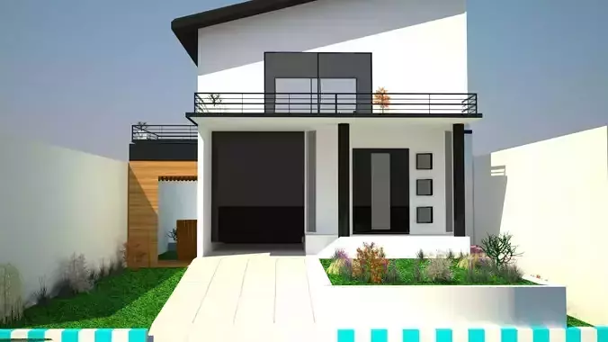 SIMPLE EXTERIOR 3Ds MAX