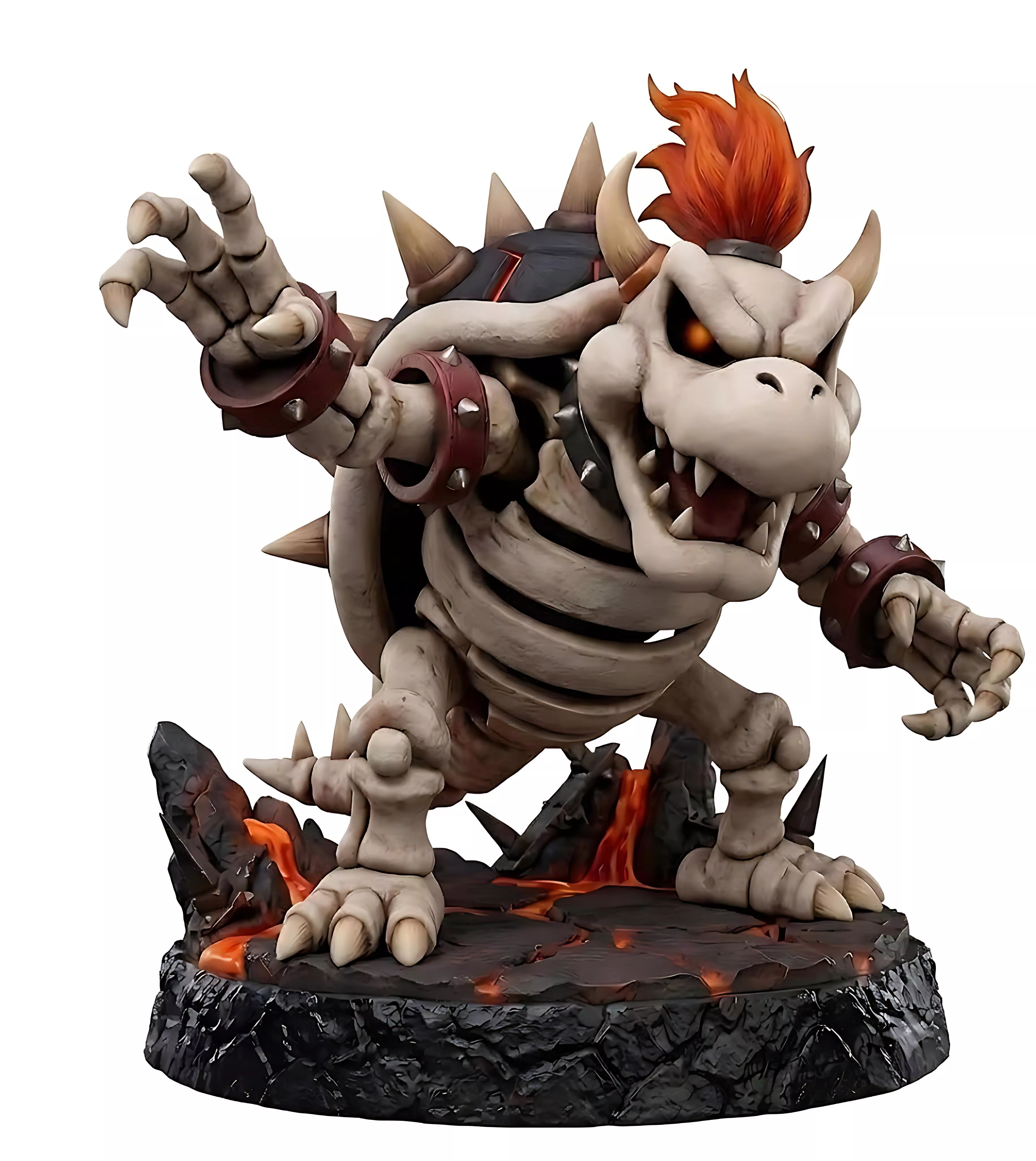 Dry Bowser Super Mario Skeleton King Printable Figure STL Models 3D ...