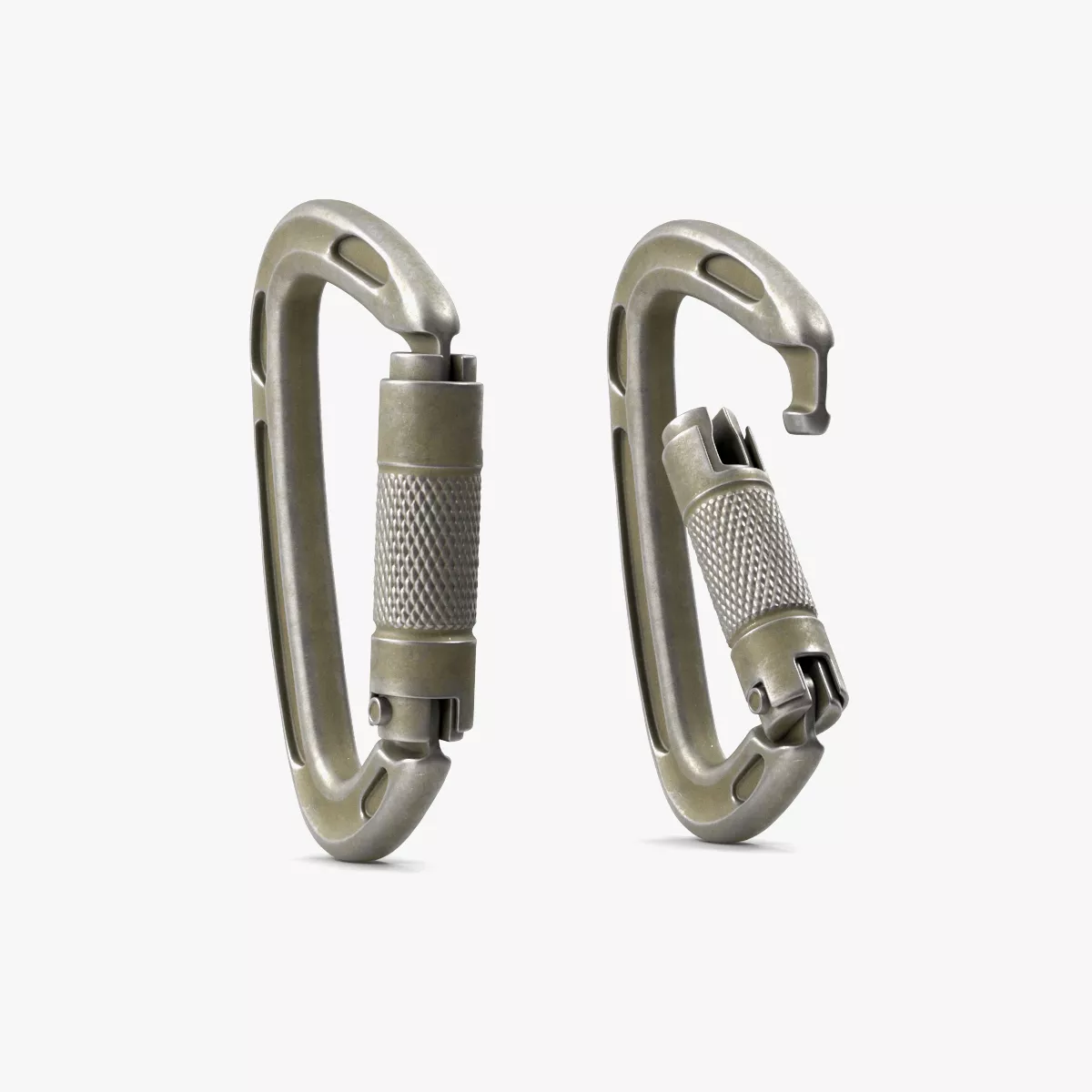 Carabiner V8 Low-poly 3D model