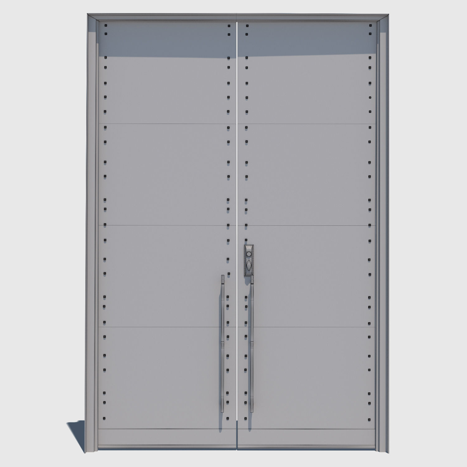 Wooden Door 3D model_5