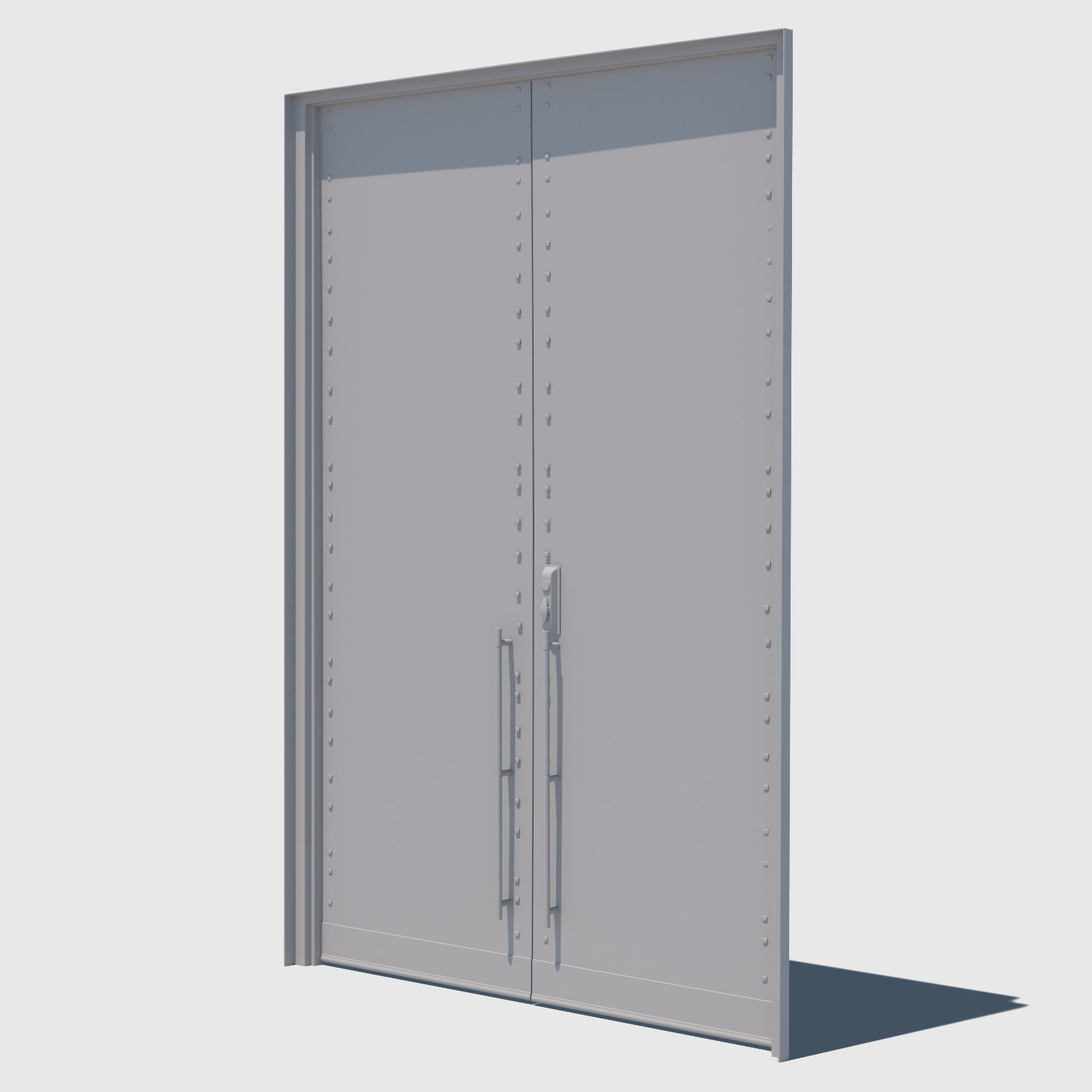 Wooden Door 3D model_7