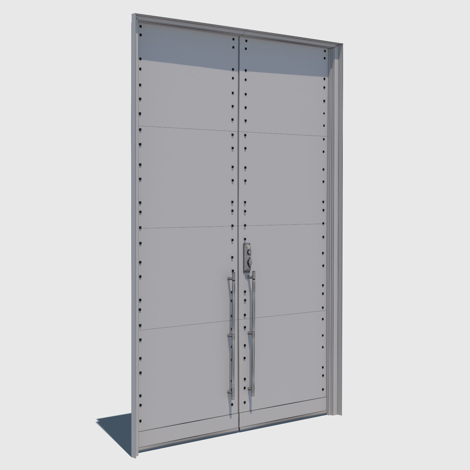 Wooden Door 3D model_2