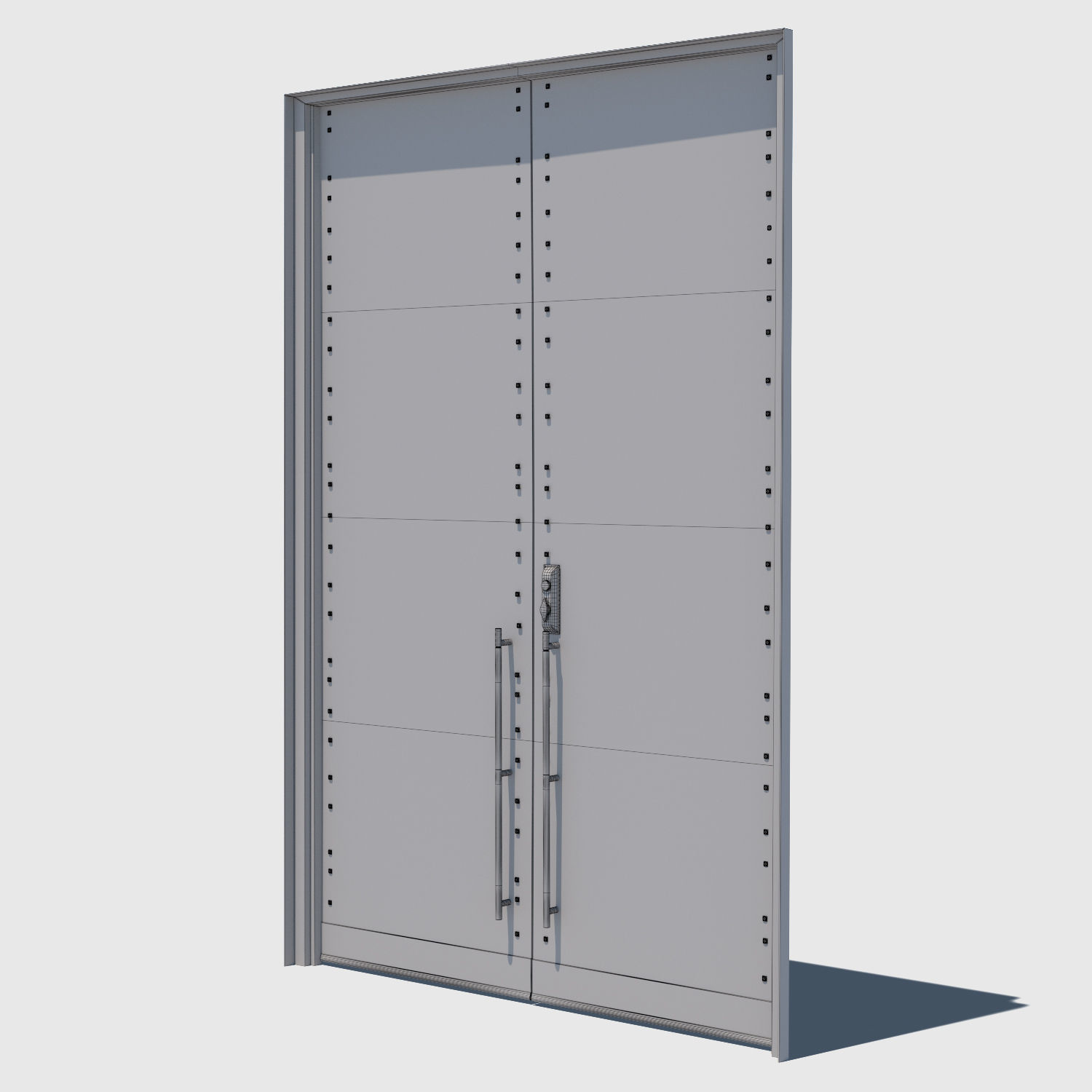 Wooden Door 3D model_8