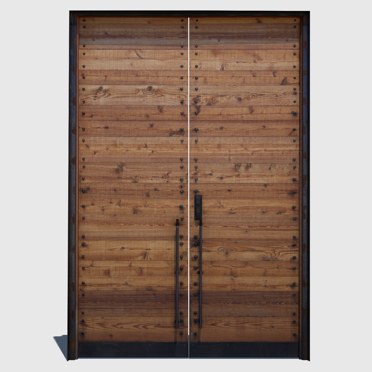 Wooden Door 3D model_3