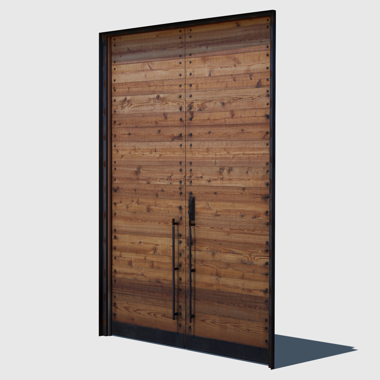 Wooden Door 3D model_6