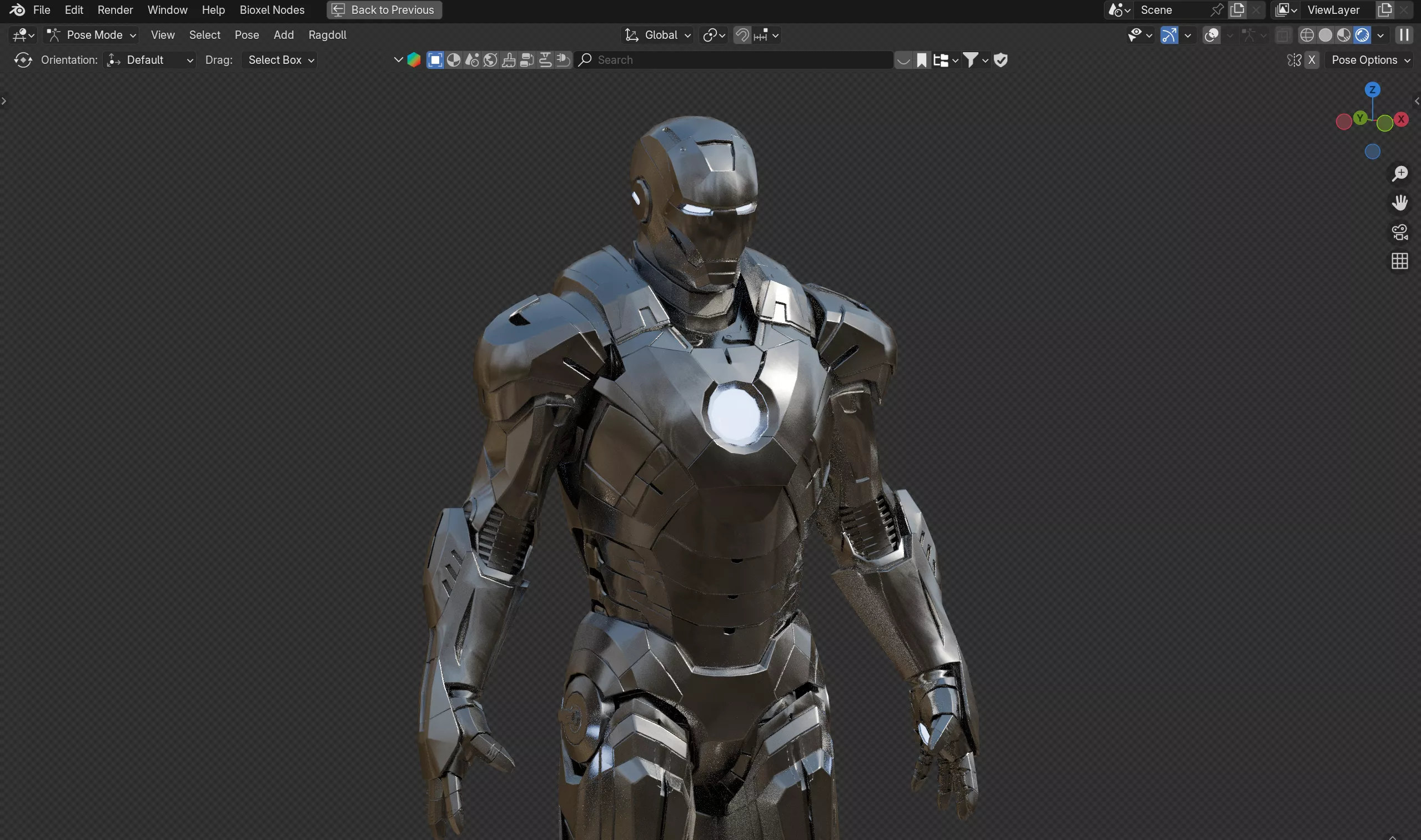 Ironman 3d Model Free Download Free low-poly 3D model