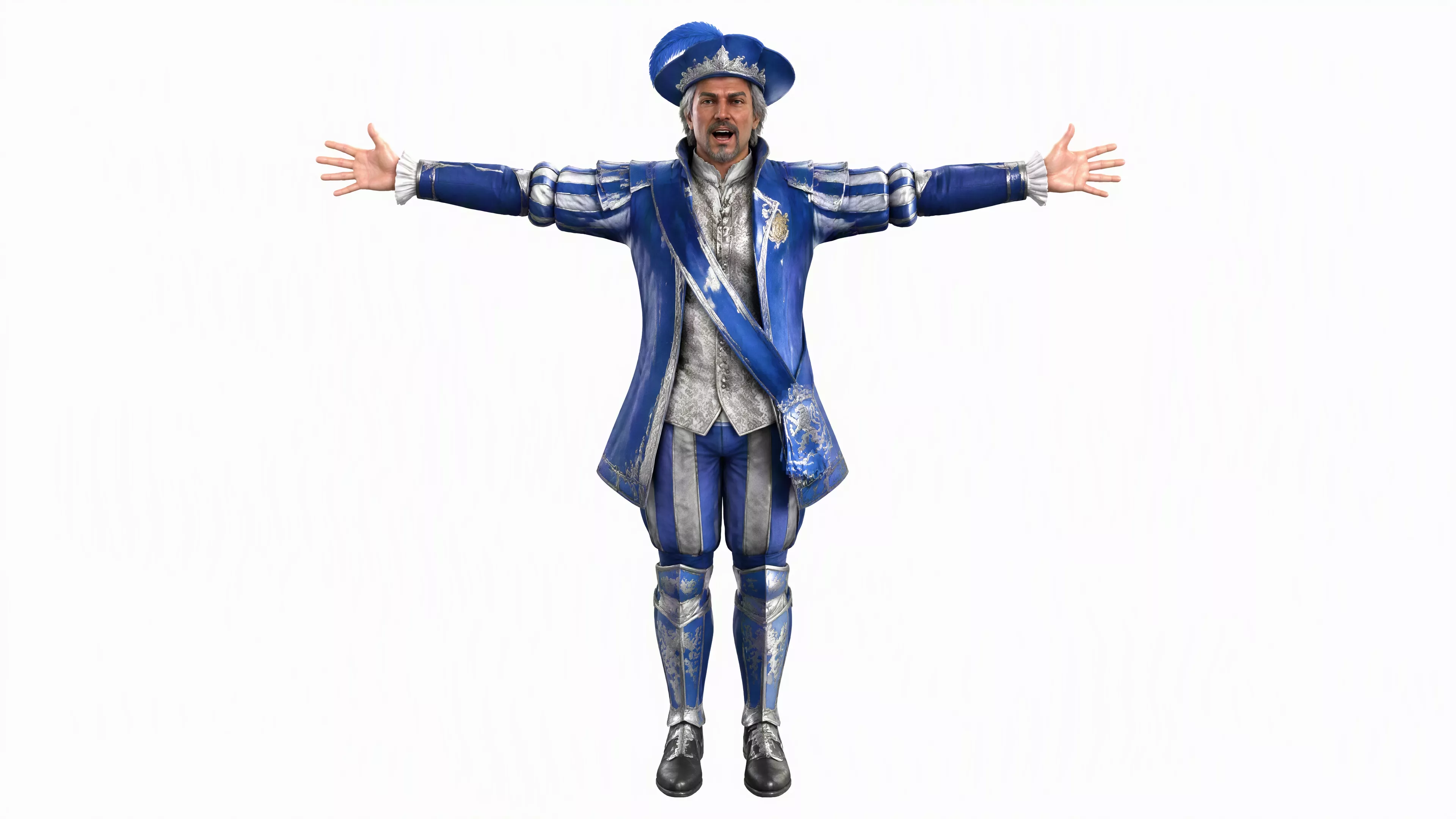 Fanta Y 3D Character Fully Rigged Game Ready Low-poly 3D model