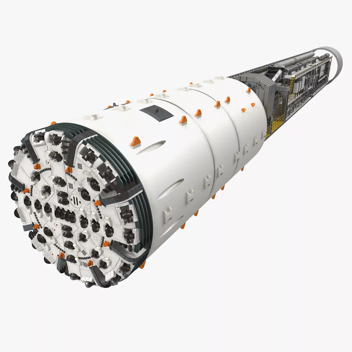 Tunnel Boring Machine 3D model