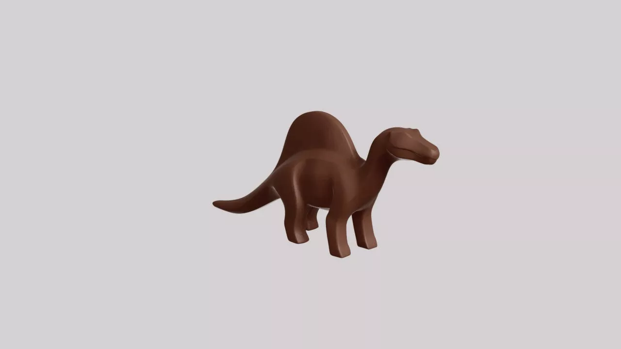 Minimalist Spinosaurus Sculpture 3D print model